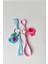 2 Adet Silikon Mavipembe Anahtarlık-16 cm - Oyuncak - Çanta Süsü - Doğum Günü Hediyesi 2