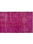 Pembe Eskitme Yün Modern Desenli Yün Hav Toz Vermez Leke Tutmayan Salon Yolluk Mutfak El Dokuma Halı 5