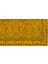 Sarı Çerçeveli Yün Modern Desenli Yün Hav Toz Vermez Leke Tutmayan Salon Yolluk Mutfak El Dokuma Halı 5