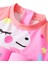 Çocuklar Için (1-2yaş) Süngerli Yüzme Mayosu Unicorn Desenli Kız (Yurtiçi) 1 Adet Swimwear 2