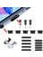 Telefon Için Full Set 3 Adet Aux 5 Adettypc Tıpa 10 Adet Tozluk 2 Adet Yapışkanlı Tıpa Set 2