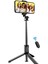 Bluetooth Kumandalı Kablosuz Selfie Çubuğu,tripod Bluetooth Kumandalı Selfie Stick 4