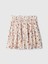Kız Çocuk Kırık Beyaz Desenli Mini Etek 3