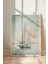 Beyaz Çerçeveli Tablo, Yelkenli Tekne Pastel Tonlarda, Yatak Odası Dekoru Poster No: 108079 3