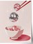 Çerçevesiz Poster, Üçlü Tatlı Kup – Pembe Arka Plan, Mutfak Dekoru Poster No: 109444 1