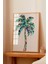 Ahşap Çerçeveli Tablo, Palmiye Ağacı Tropikal Stil, Yatak Odası Dekoru Poster No: 109476 2