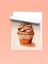 Çerçevesiz Poster, Cupcake Illüstrasyonu – Renkli Tatlı, Mutfak Dekoru Poster No: 109426 2