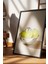 Siyah Çerçeveli Tablo, Kasede Limon Minimal Çizim, Mutfak Dekoru Poster No: 109559 4