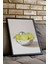Siyah Çerçeveli Tablo, Kasede Limon Minimal Çizim, Mutfak Dekoru Poster No: 109559 5
