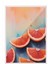 Beyaz Çerçeveli Tablo, Karpuz Dilimi Yazlık Minimal Tasarım, Mutfak Dekoru Poster No: 109686 1