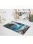 Banyo Halısı Dijital Baskılı Banyo Paspası 50X80 Polyester Kaymaz Tabanlı Duş Paspası Waterfall 1