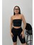 Kadın Crop Top Straplez Basic Sırtı Kopçalı Büstiyer 1