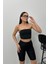 Kadın Crop Top Straplez Basic Sırtı Kopçalı Büstiyer 5