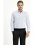 Uzun Kol Slim Fit Dar Kesim Klasik Çizgili Pamuk Gömlek 2