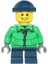 Minifigür Winter Jacket Zipper Kid HOL065 1