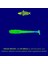 Silikon Kurt Yem - 1,1g 55MM - Fishack Wormix - 1 Adet - Uv - Fluo Green - Karides Kokulu 2