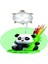 Panda Şarjlı Masa Lambası Kalemlik 1