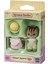 Sylvanian Families Sincap Walnut Squirrel Baby Figür Ceviz Sincabı + Şapka & Çanta Seti - 4/5 cm 4