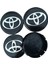 Toyota Jant Göbeği 58/55 55 mm Yuva 4lü Set (YUVA İÇ ÇAPI 5.5 SANTİMSE UYUMLUDUR) 2