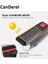 Solar Bisiklet Işığı Ön Farı Bisiklet Kornası Su Geçirmez Güneş Enerjili USB Şarjlı Ön Feneri 7
