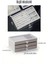 Modern Gri 3 Çekmeceli Takı Bijuteri Mücevher Kutusu Organizer Düzenleyici Şeffaf 13 x 23 x 10 cm 3