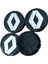 Renault Jant Göbeği 58/55MM Siyah 55MM Yuva 4 Lü Set (YUVA İÇ ÇAPI 5.5 SANTİMSE UYUMLUDUR) 2