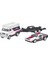 Hot Wheels Car Culture Team Transport Dmc Delorean & Hw Rally Hauler Diecast Car 1