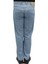 Fistan Store Erkek Buz Mavisi Yüksek Bel Rahat Kesim Boru Paça Büyük Beden Jean Pantolon 4