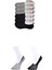Siyah ve Gri Kadın Babet Çorap 6 Çift 1