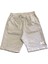 Gri Erkek Pamuklu Şort Çift Cepli 3