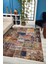 Blachownia Bej Patchwork Etnik Modern Desenli Makinada Yıkanabilir Hav Toz Vermez Leke Tutmayan Kaymaz Taban Dijital Makine Baskı Salon Yolluk Mutfak Halı 2
