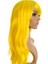 Sarı Renk Uzun Parti Peruğu 3