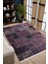 Bialybor Mor Patchwork Etnik Modern Desenli Makinada Yıkanabilir Hav Toz Vermez Leke Tutmayan Kaymaz Taban Dijital Makine Baskı Salon Yolluk Mutfak Halı 2