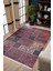 Bielawa Kırmızı Patchwork Etnik Modern Desenli Makinada Yıkanabilir Hav Toz Vermez Leke Tutmayan Kaymaz Taban Dijital Makine Baskı Salon Yolluk Mutfak Halı 2