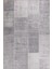 Ribon Patchwork Gri Polyester Dikdörtgen Modern Desenli Pamuk Makinada Yıkanabilir Hav Toz Vermez Leke Tutmayan Kaymaz Taban Dijital Makine Baskı Salon Yolluk Mutfak Halı 1