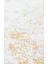 Aalia Gold Modern Etnik Desenli Hav Vermeyen Leke Tutmayan Kolay Temizlenen Yumuşak Makine Salon Yolluk Mutfak Halı 5