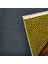 Geometrik Sarı Pamuk Kare Modern Desenli Pamuk Makinada Yıkanabilir Hav Toz Vermez Leke Tutmayan Kaymaz Taban Dijital Makine Baskı Salon Yolluk Mutfak Halı 5