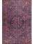 Coventry Klasik Bordo Polyester Dikdörtgen Modern Desenli Pamuk Makinada Yıkanabilir Hav Toz Vermez Leke Tutmayan Kaymaz Taban Dijital Makine Baskı Salon Yolluk Mutfak Halı 1