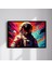 Uzay Astronot Büyük Boy Renkli Solmaz Kaliteli Baskı Çerçeve Görünümlü Mdf Tablo 70X50CM 140 1