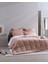 Bobigny SuperSoft Tek Kişilik Comforter Set - Pudra 1