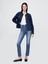 Kadın Mavi High Rise Cigarette Washwell™ Jean Pantolon 1