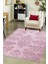 Bangor Klasik Pembe Polyester Dikdörtgen Modern Desenli Pamuk Makinada Yıkanabilir Hav Toz Vermez Leke Tutmayan Kaymaz Taban Dijital Makine Baskı Salon Yolluk Mutfak Halı 2