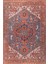 Derry Klasik Turuncu Polyester Dikdörtgen Modern Desenli Pamuk Makinada Yıkanabilir Hav Toz Vermez Leke Tutmayan Kaymaz Taban Dijital Makine Baskı Salon Yolluk Mutfak Halı 1