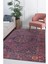 Coventry Klasik Bordo Polyester Dikdörtgen Modern Desenli Pamuk Makinada Yıkanabilir Hav Toz Vermez Leke Tutmayan Kaymaz Taban Dijital Makine Baskı Salon Yolluk Mutfak Halı 2