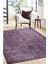 Hereford Klasik Mor Polyester Kare Modern Desenli Pamuk Makinada Yıkanabilir Hav Toz Vermez Leke Tutmayan Kaymaz Taban Dijital Makine Baskı Salon Yolluk Mutfak Halı 2