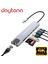 Cf10 Macbook Uyumlu 8ın1 Type-C™ To 4K HDMI Tv Projeksiyon Ultra Hd 1080P 2* Type-C 2* USB 3.0 Ethernet Lan 2* Sd Çevirici Hub Adaptör 1
