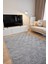 Gri Geometrik Etnik Modern Desenli Hav Vermeyen Leke Tutmayan Kolay Temizlenen Yumuşak Makine Salon Yolluk Mutfak Halı 7