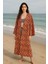 Özel Tasarım Pamuk Viskon Uzun Kimono 1