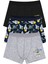 Erkek Çocuk Boxer 3'lü Baskılı (%96 Pamuk - %4 Elastan) 1
