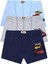 Erkek Çocuk Boxer 3'lü Baskılı (%96 Pamuk - %4 Elastan) 1
